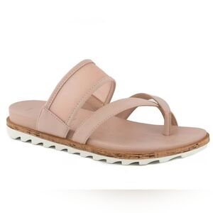 Women's London Fog Stelanie Sandals, Pink - Size 6 1/2"
